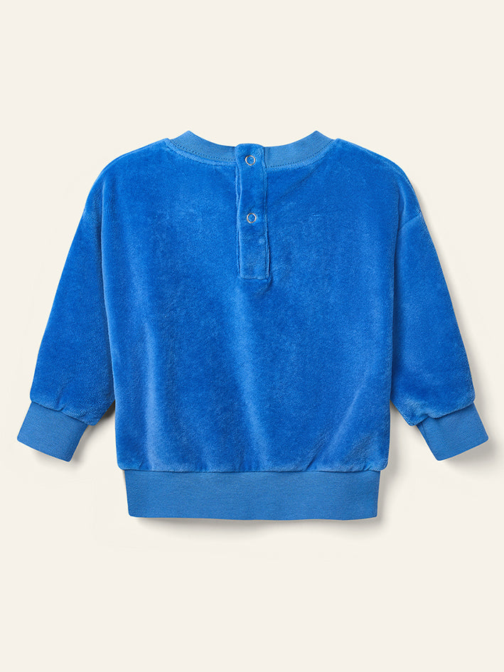 Mini Sweatshirt True Blue Velour