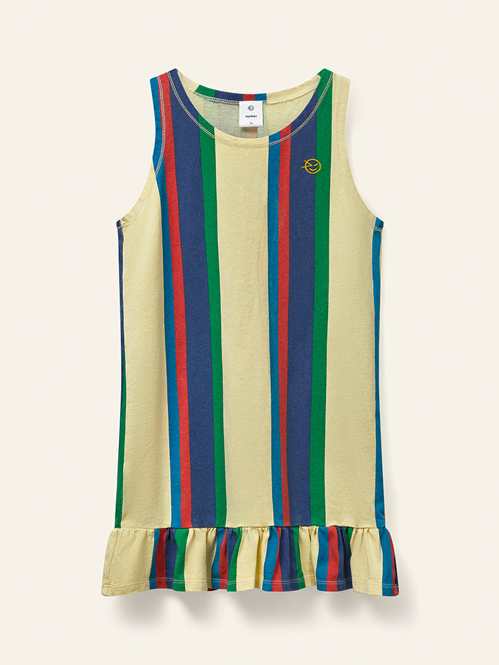 Frill Tank Dress Pale Lemon