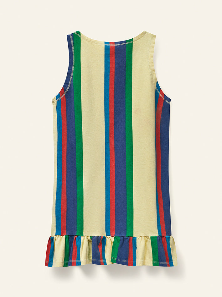 Frill Tank Dress Pale Lemon