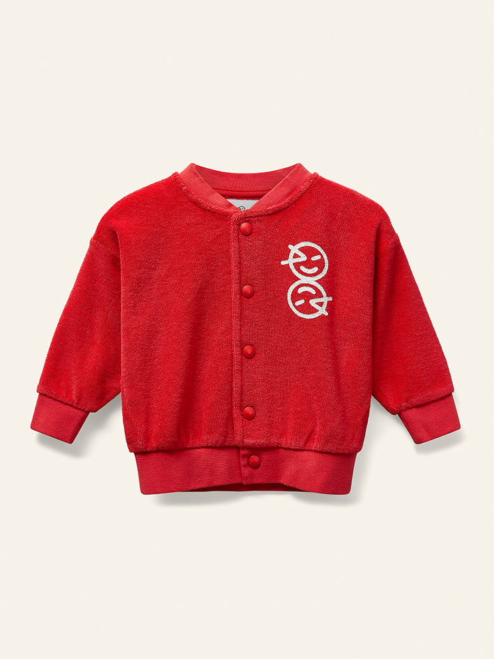 Mini Keel Terry Bomber Setting Sun