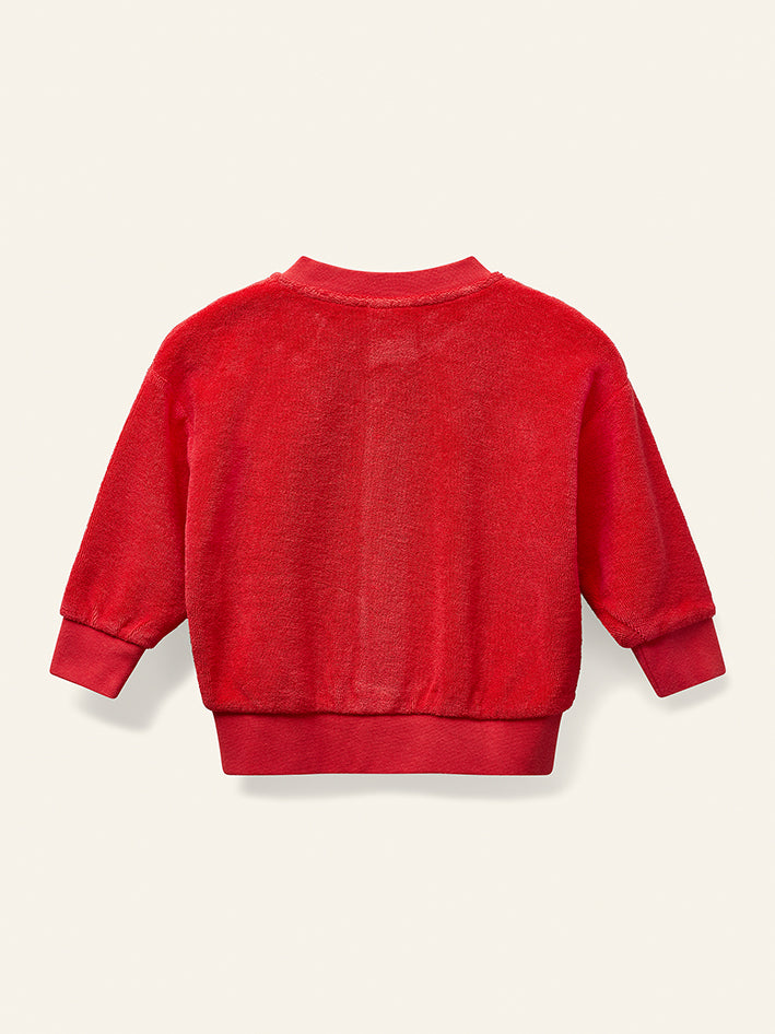 Mini Keel Terry Bomber Setting Sun