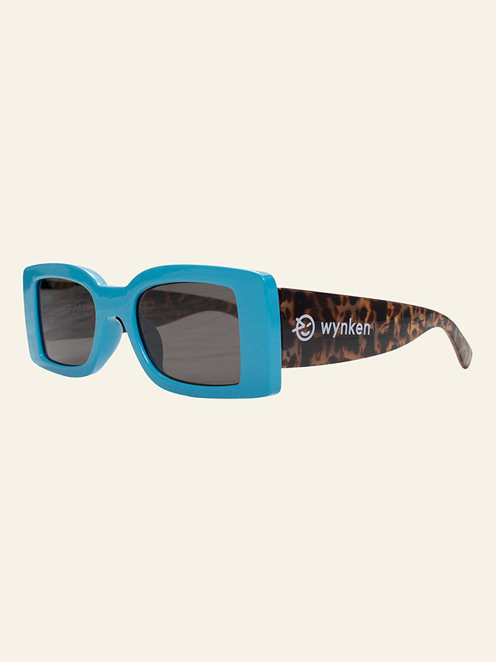Pop Colour UV Sunglasses Turquoise/Tortoise Shell