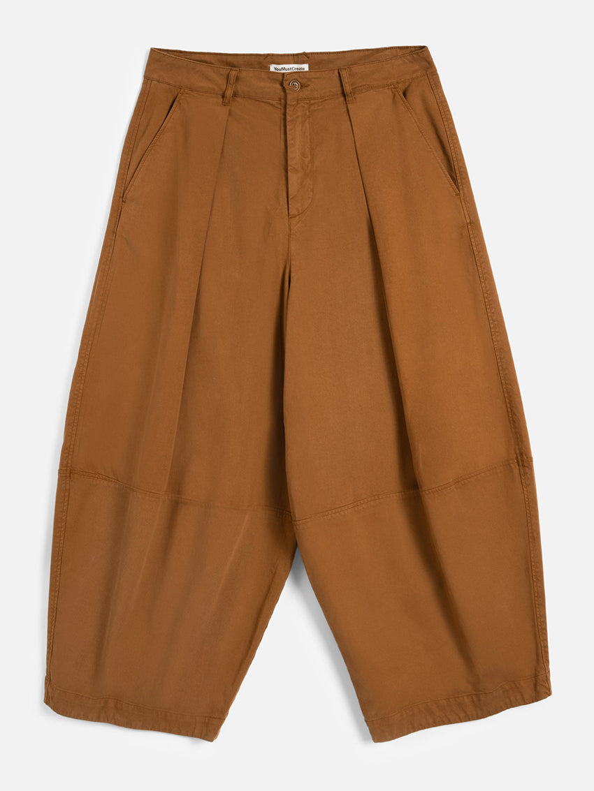 Deadbeat Trouser Garment Dye Fancy Weave Clay