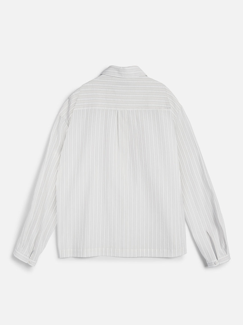 Marianne Shirt Pinstripe Cotton Natural Stripe