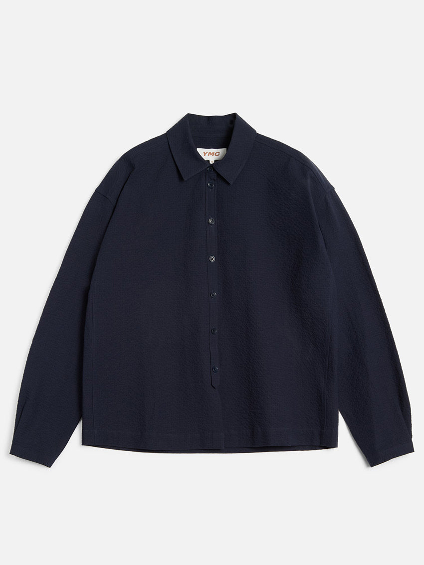Marianne Shirt Seersucker Navy