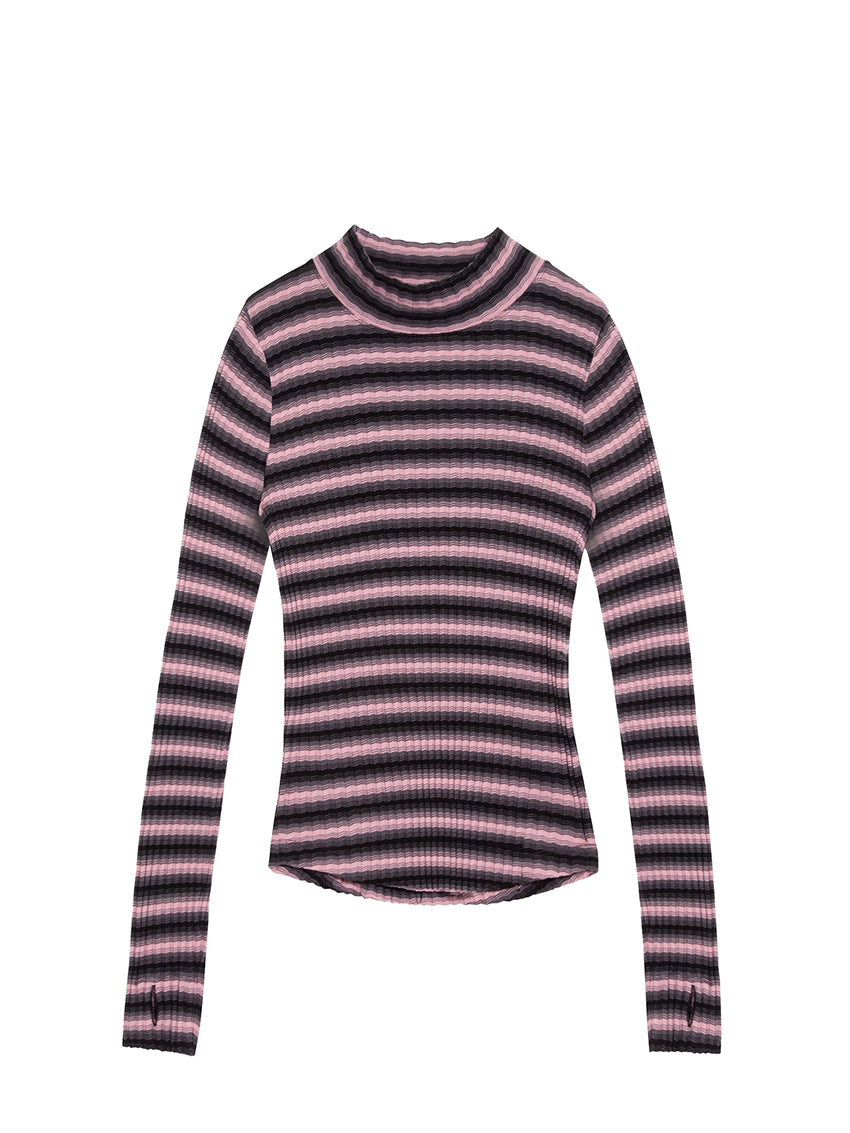 Youth Longsleeve Top Multi Stripe