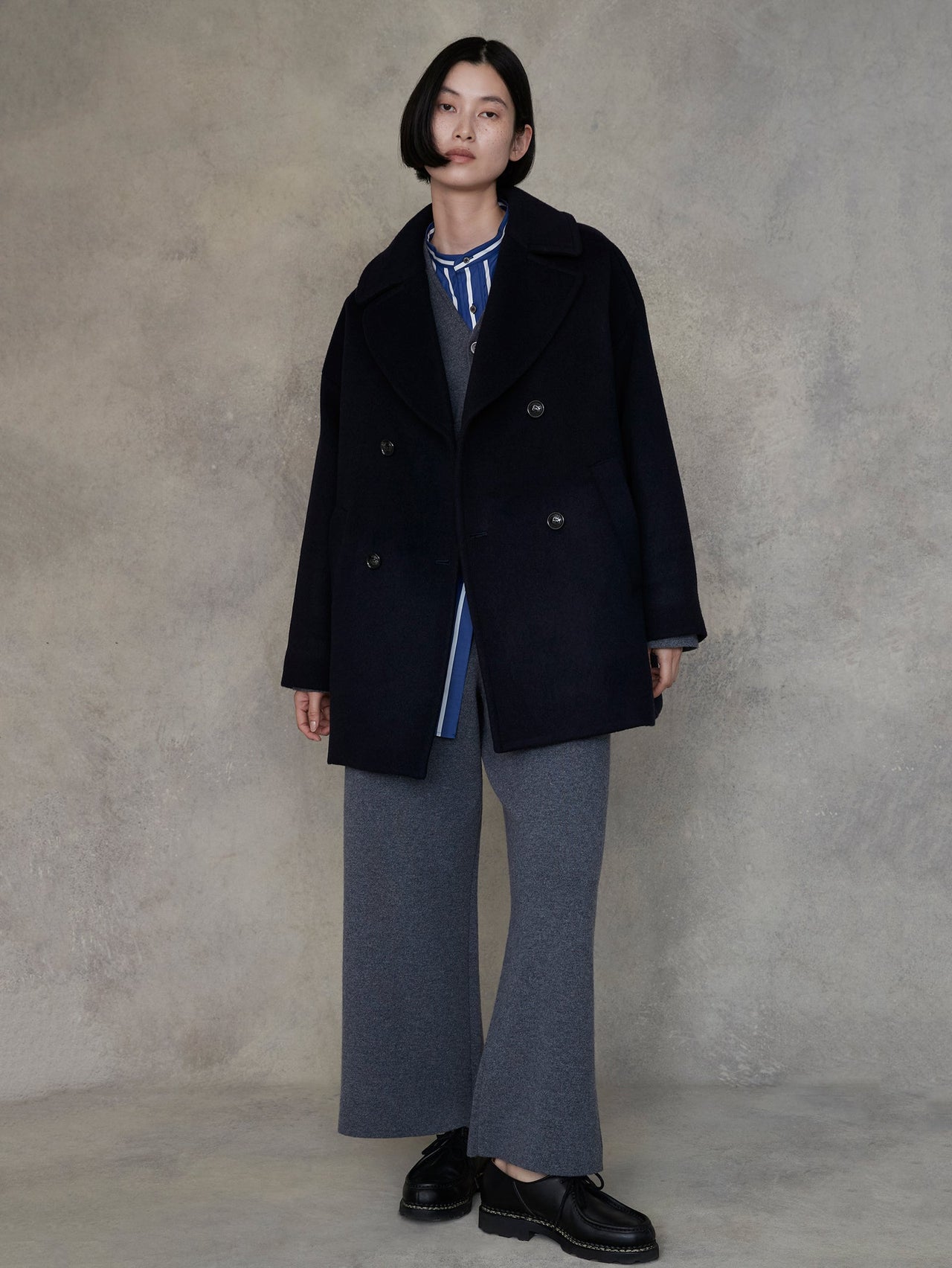 Wool Jacket Navy