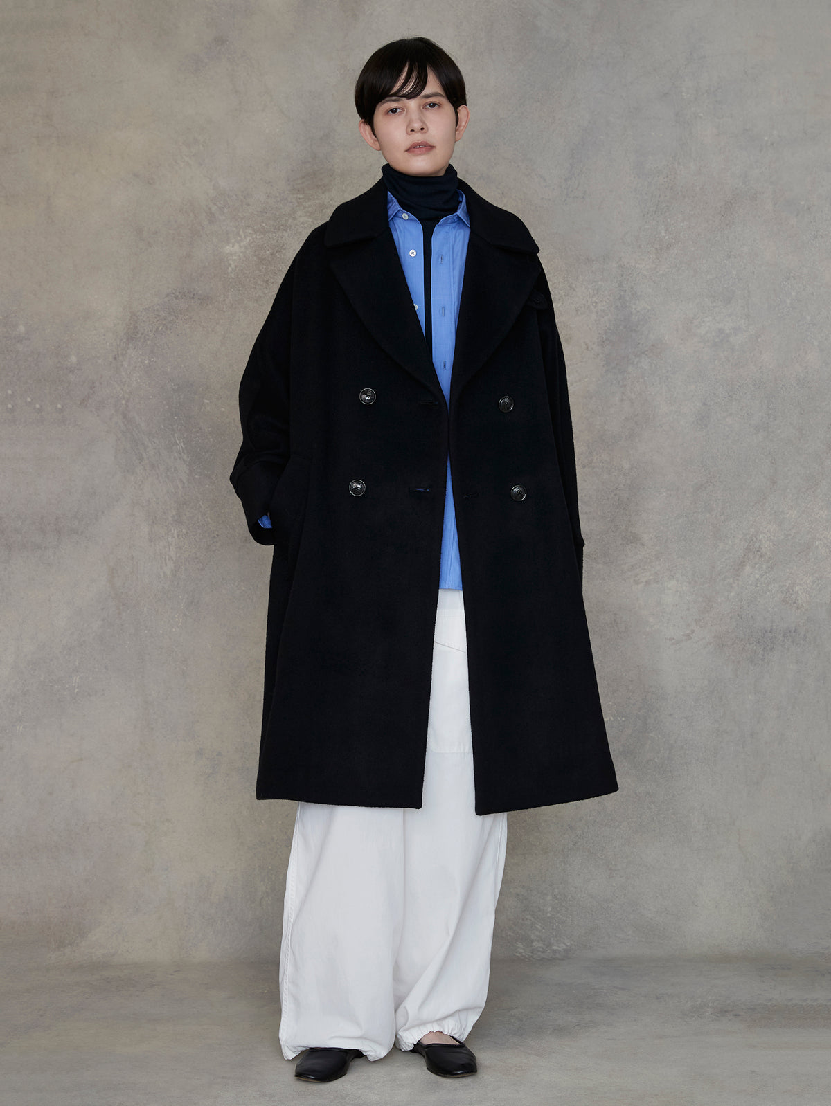 Wool Coat Black