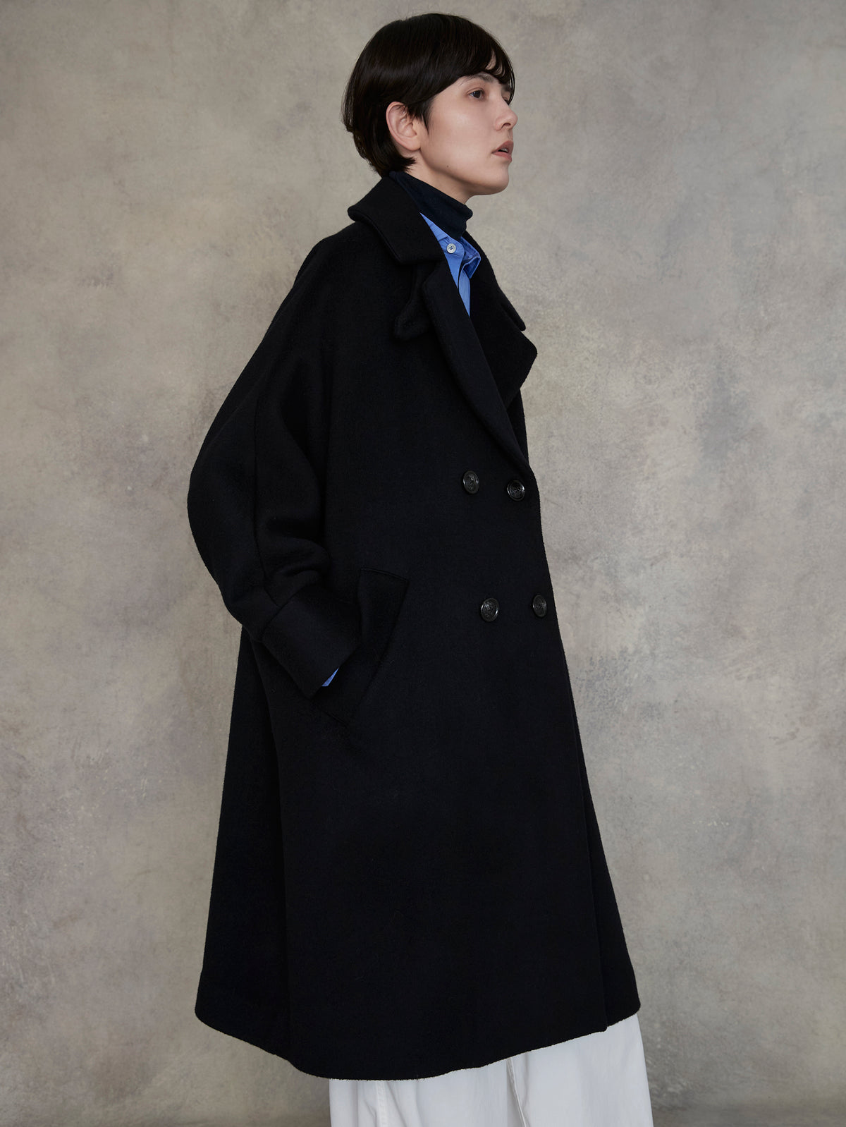 Wool Coat Black