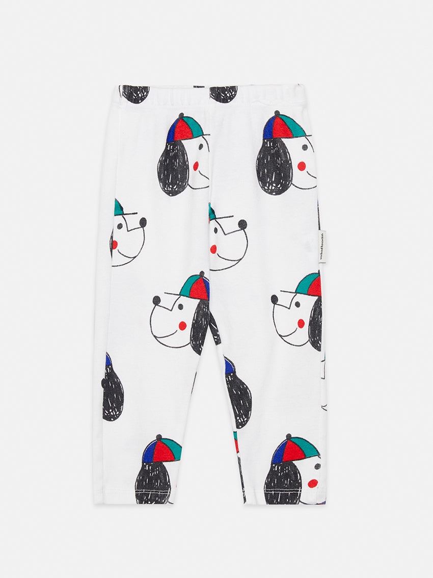 Happy Dog Baby Leggings White