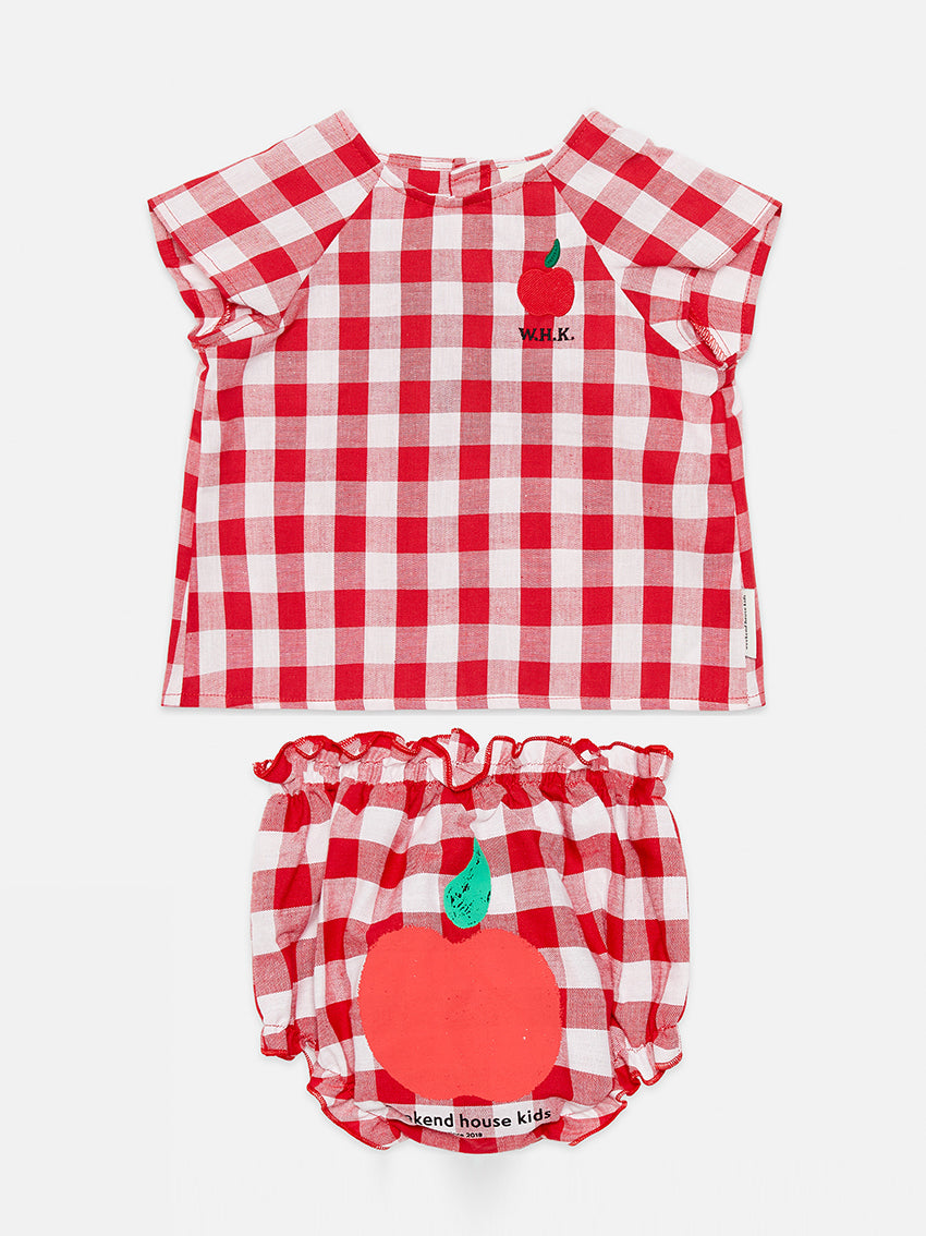 Apple Baby Set Red/White