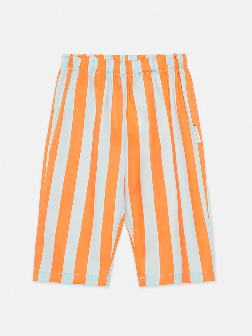 Stripes Baby Pants Orange