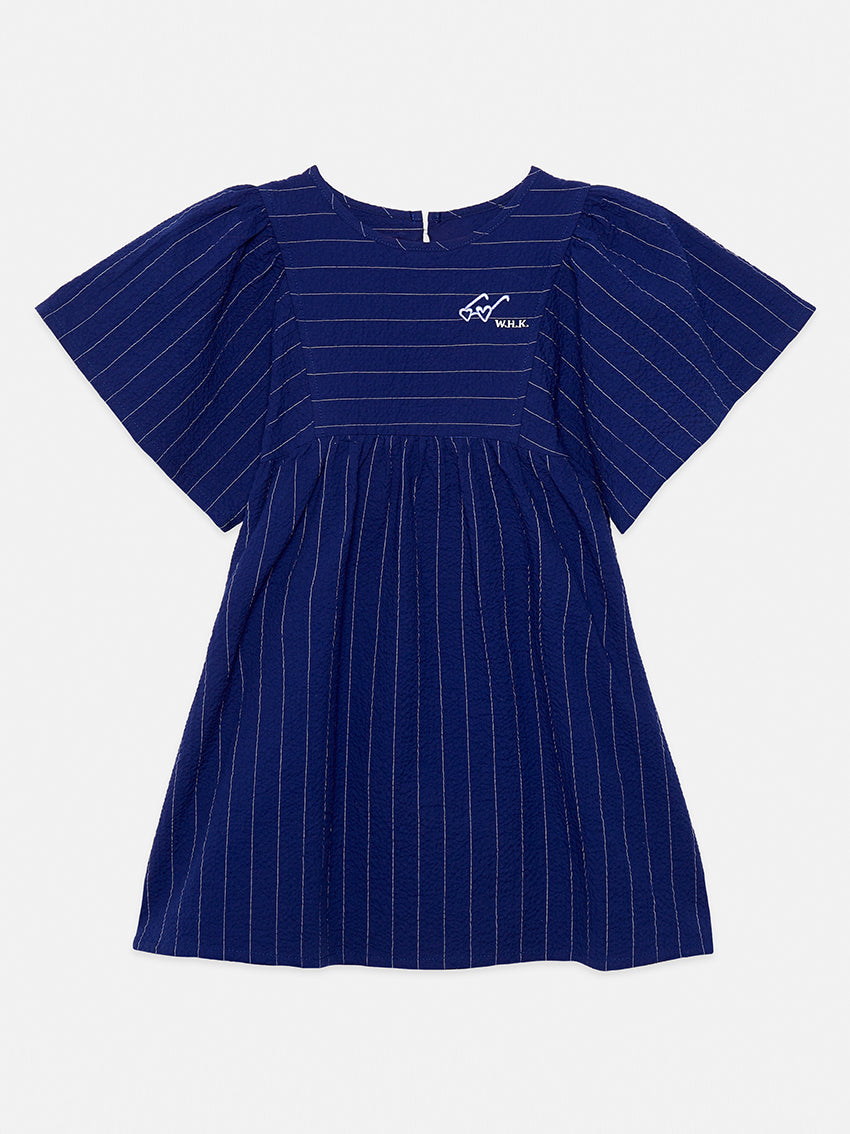 Heart Glasses Butterfly Dress Blue