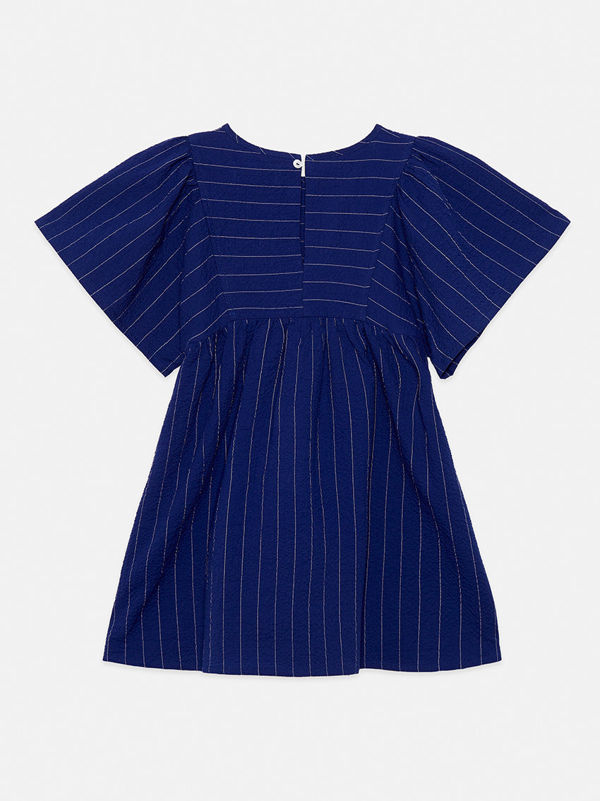 Heart Glasses Butterfly Dress Blue