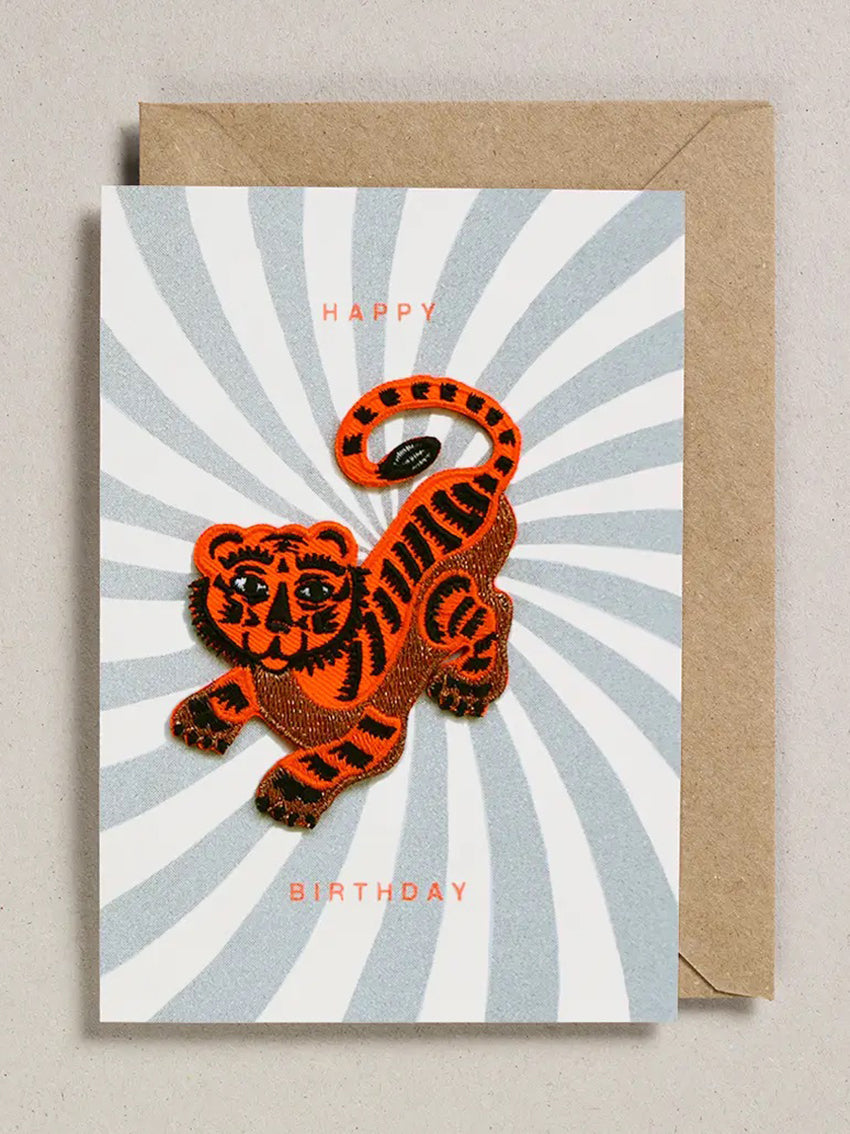 Patch Card Tiger Birthday