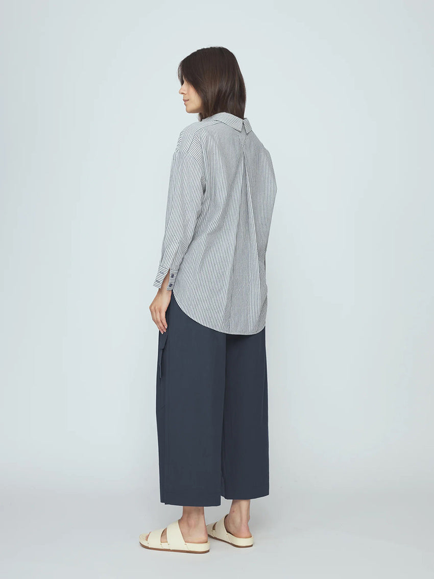 Striped Dolman Shirt Navy Stripes