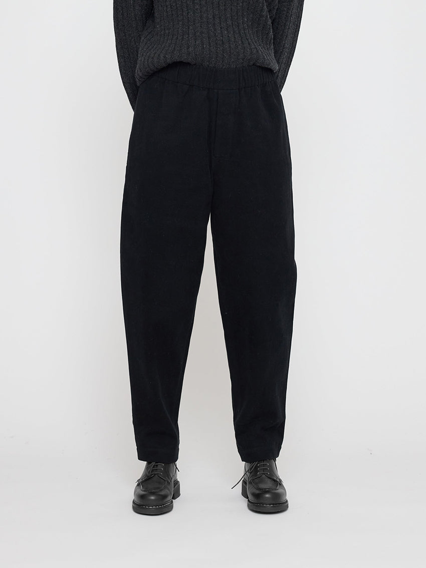 Signature Elastic Pull-Up Trouser Black