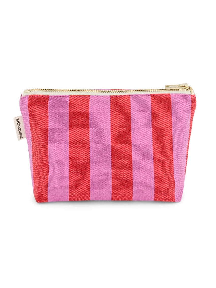Sofia Stripes Orchid/Red Pouch