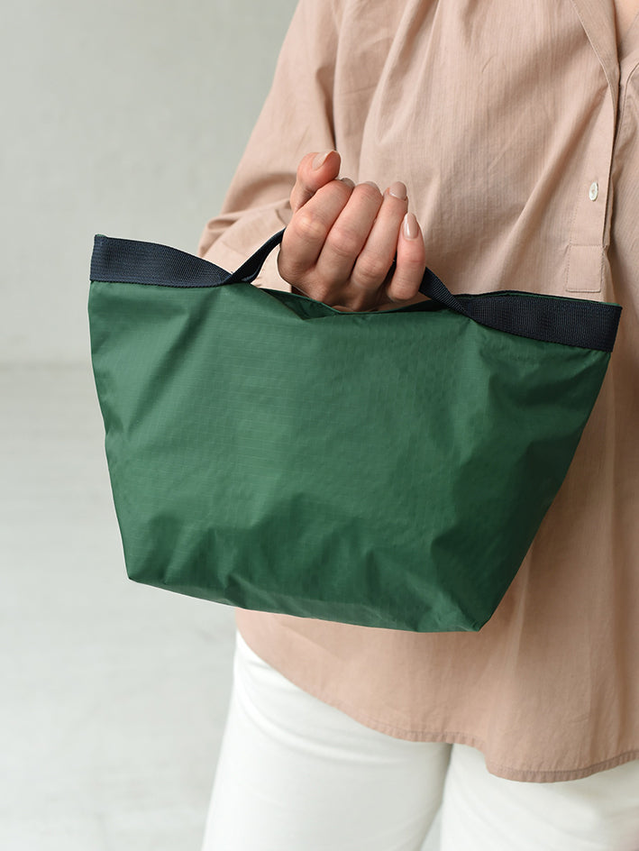 Pouch Large Nylon Forest Green/ Navy