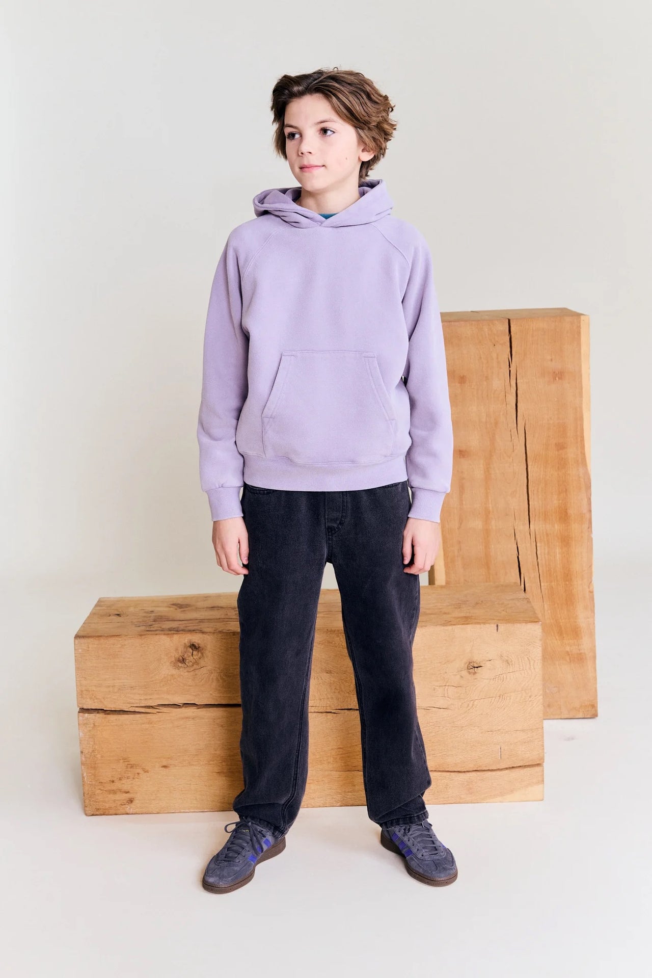 Clyde Hoody Focus Purple Ash