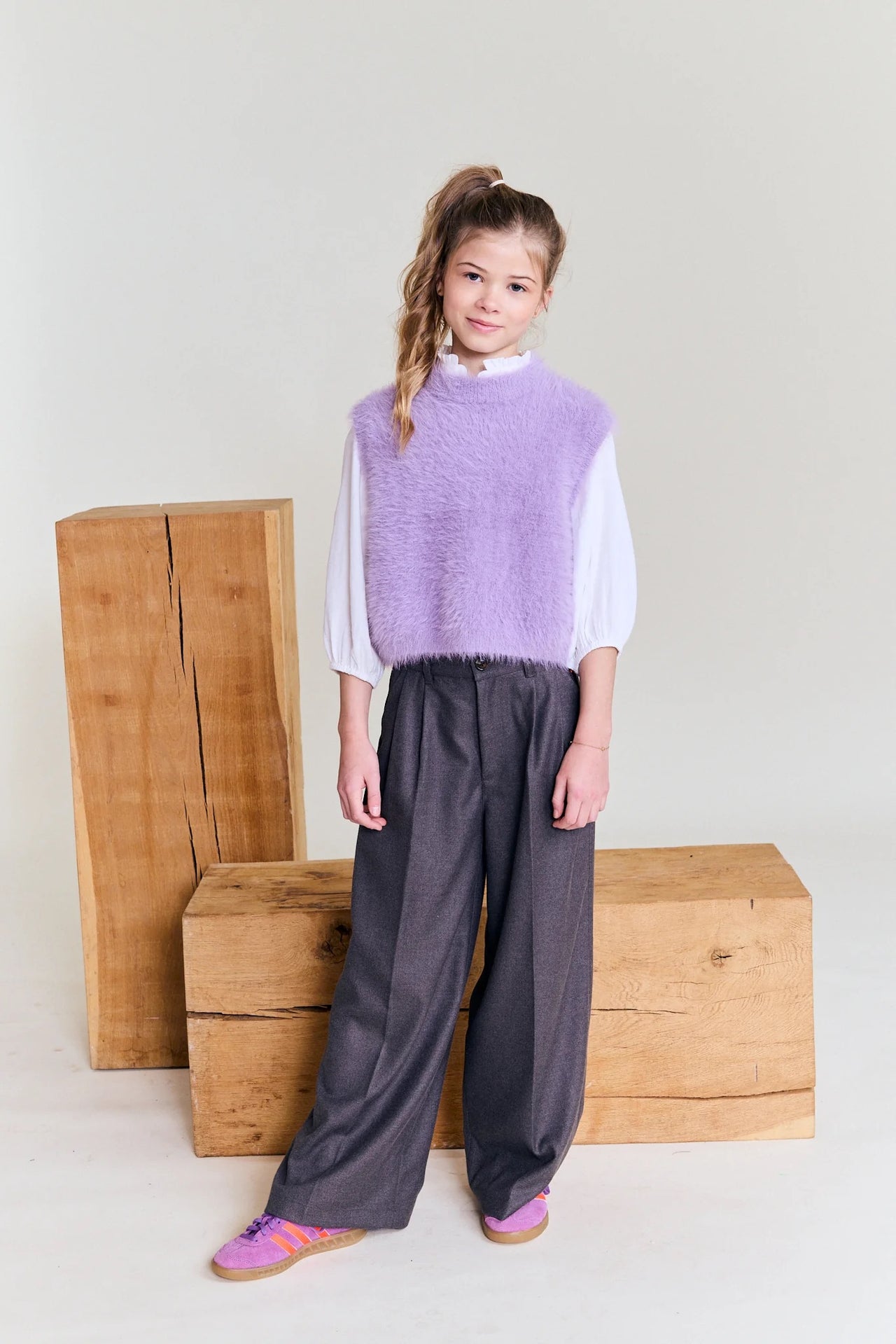Spirou Crewneck Sweater Purple