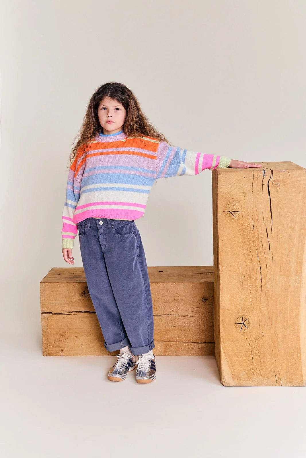 Wanda Crewneck Sweater Stripe