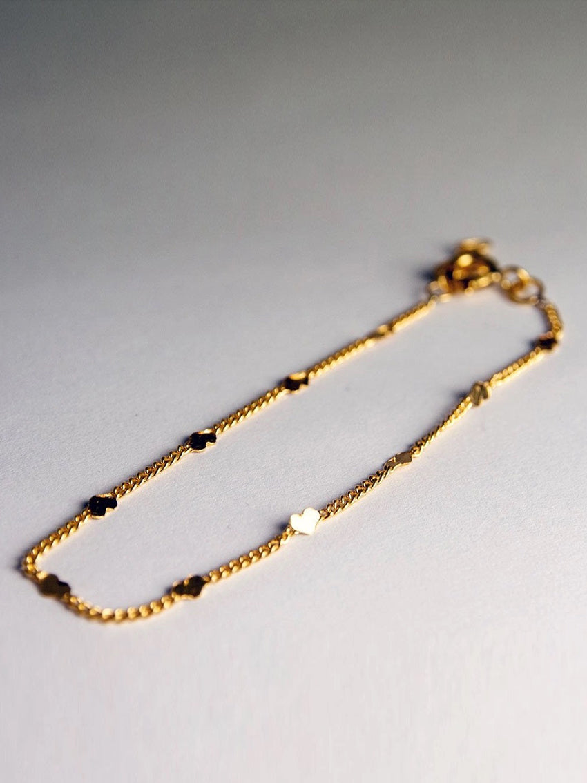 Heart Chain Bracelet
