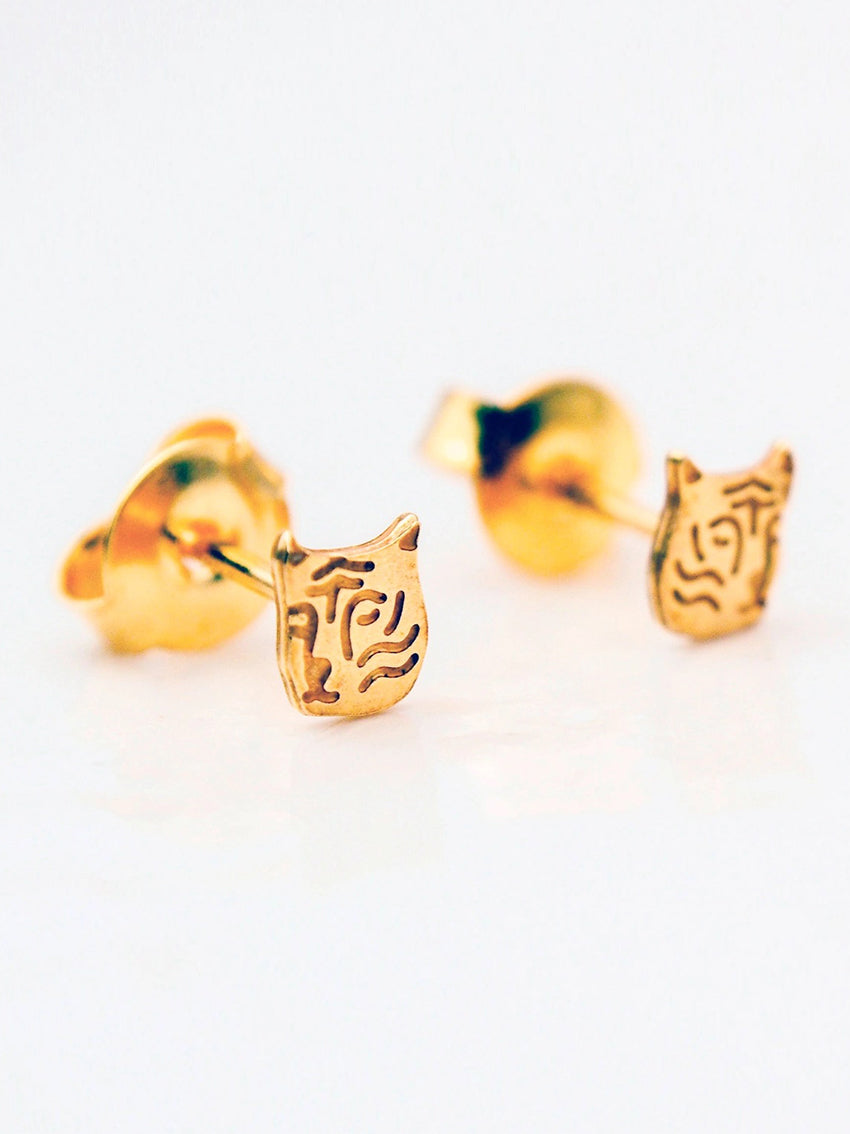 Tiger Earrings
