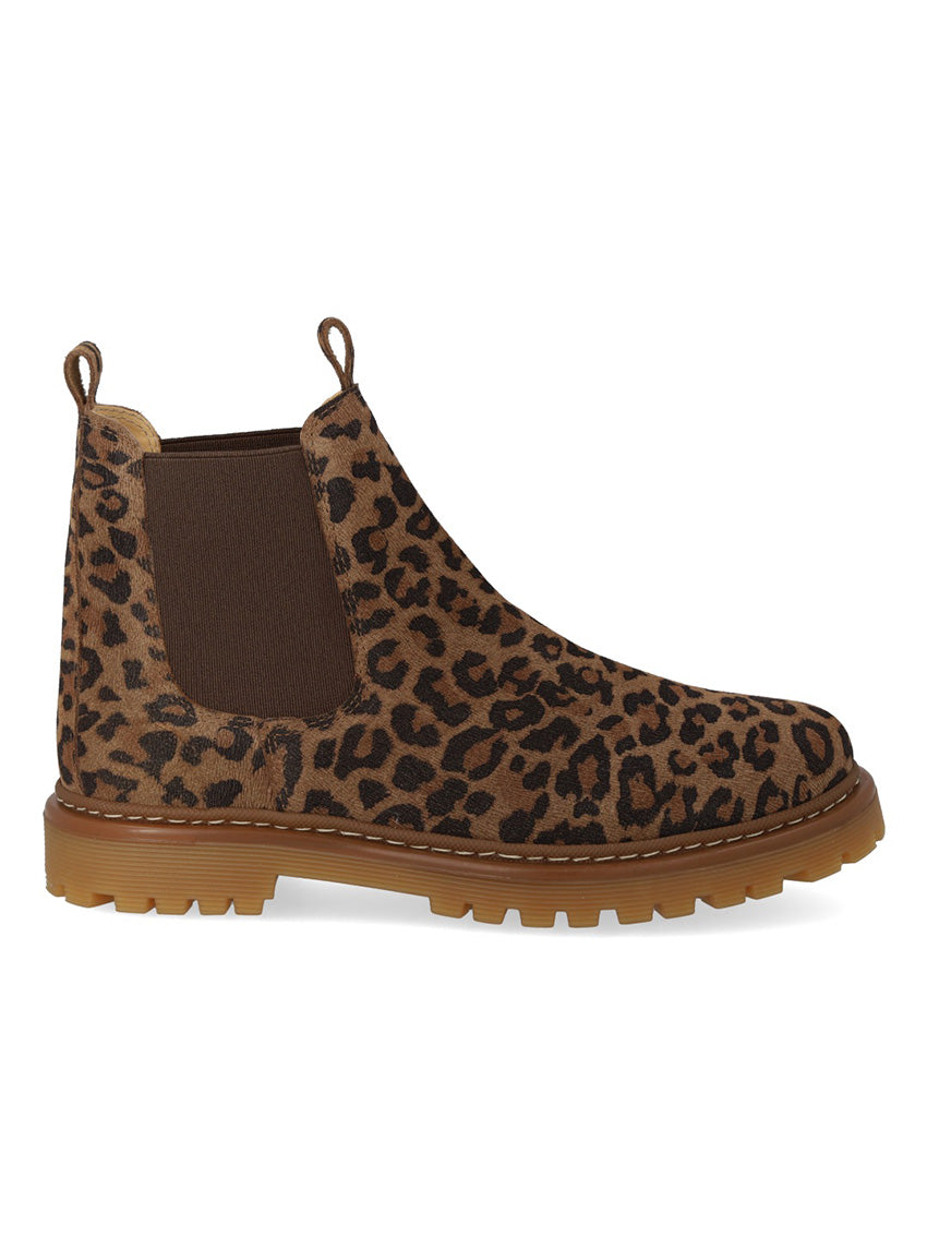 Chelsea Boot Tracksole Leopard/Brown