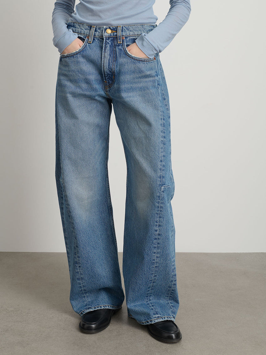 Relaxed Cuffed Lasso Jane Wash