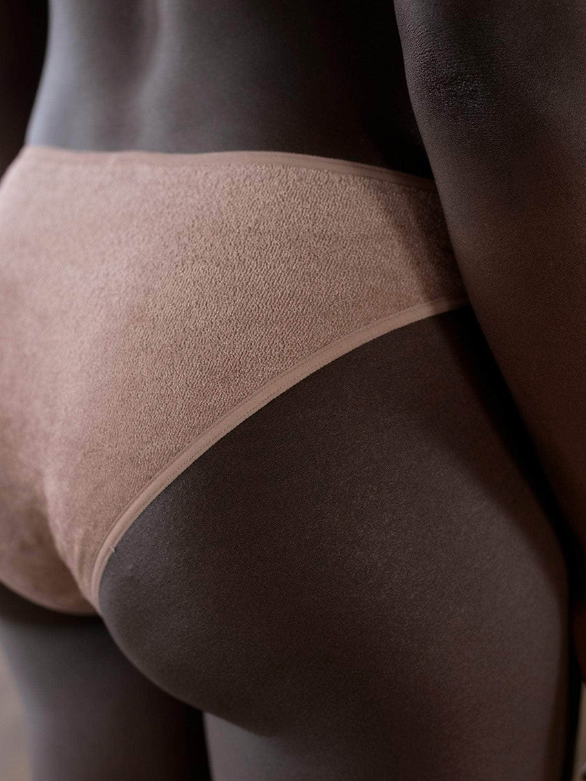 Bell Pants Velour Alba Brown