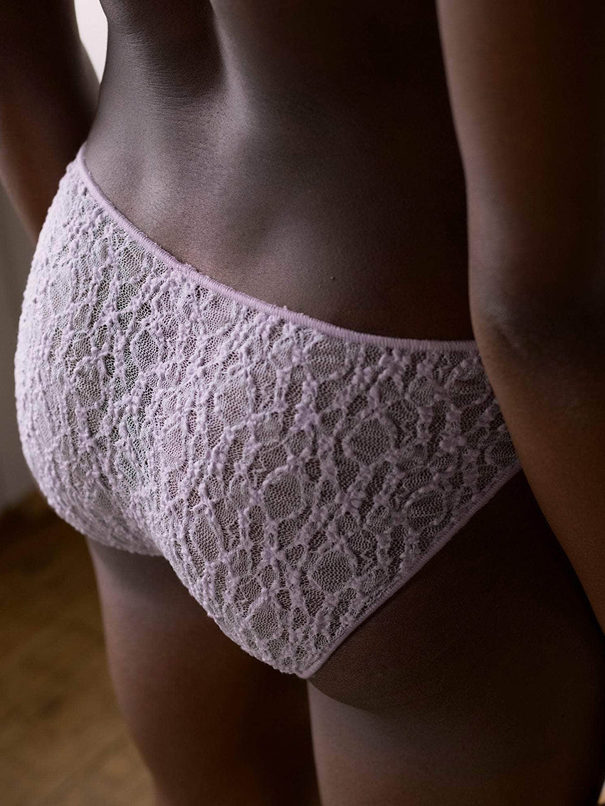 Crescent Lace Pants Cylin Purple