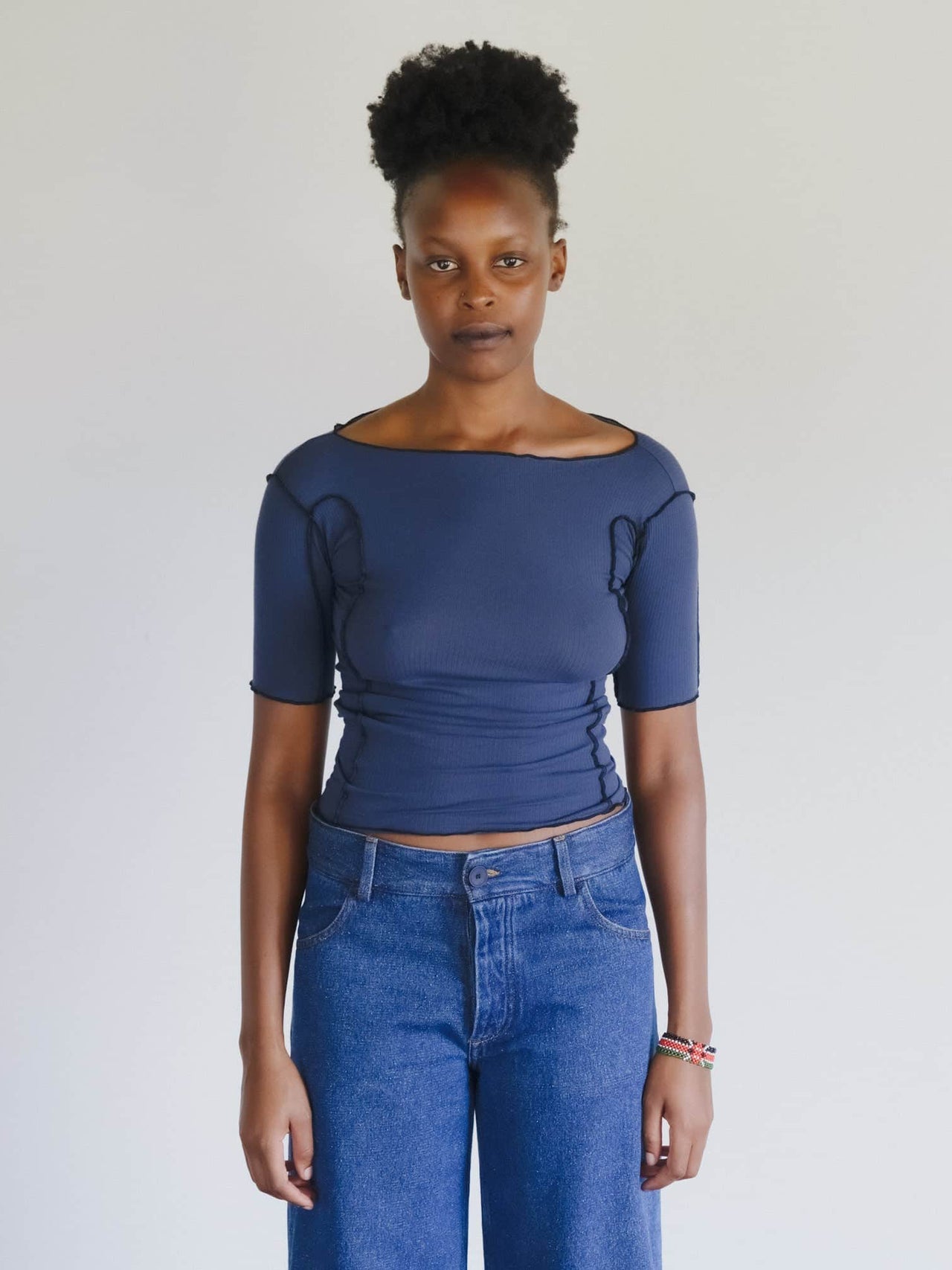 Omato 3/4 Tee Shirt Preston Blue