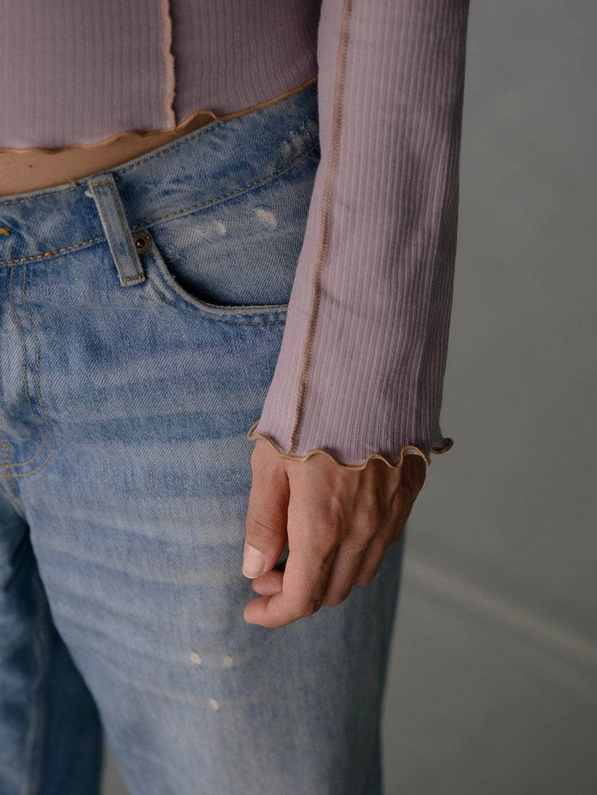 Omato Long Sleeve Tee Verbe Purple