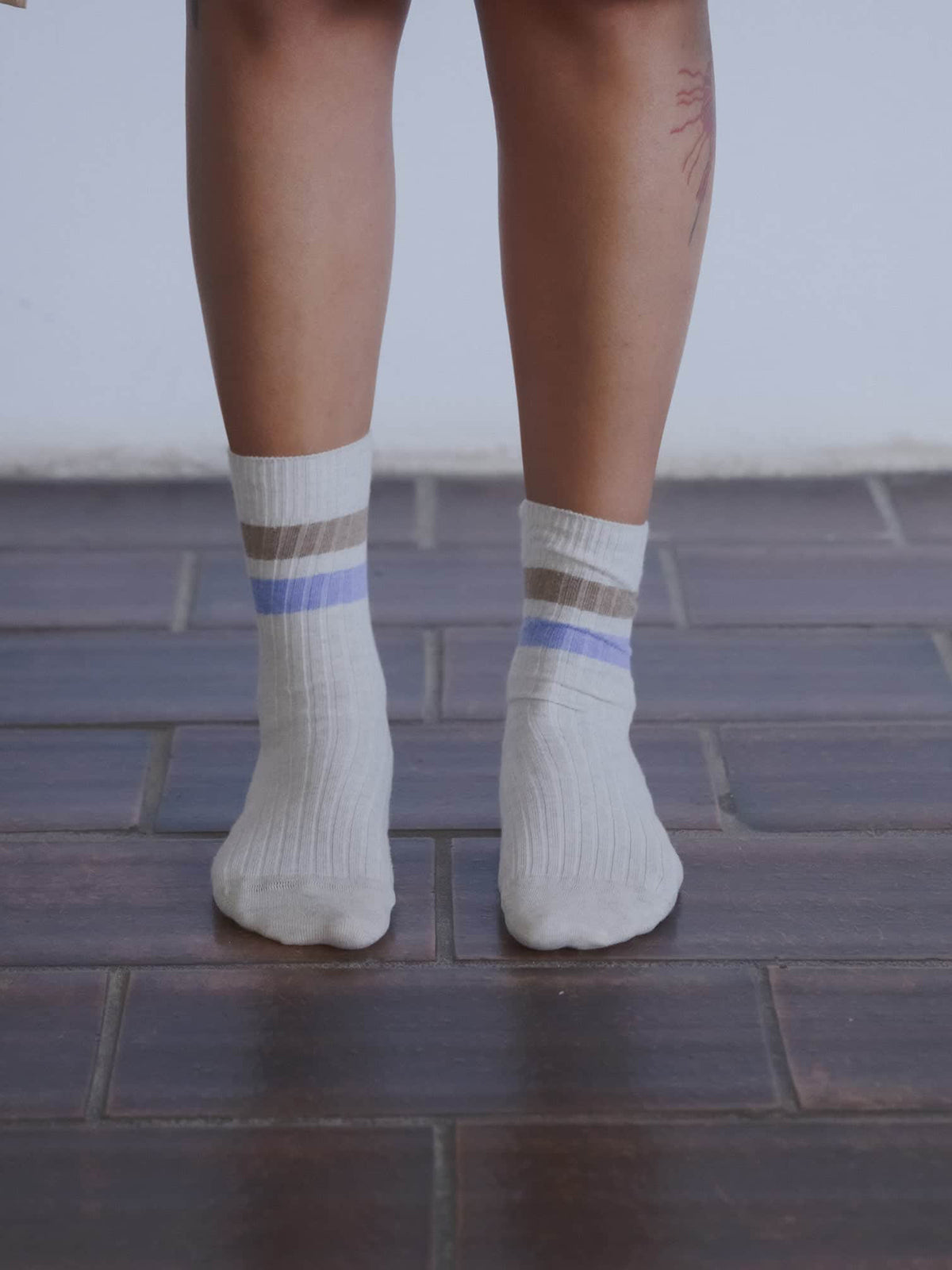 Race Overankle Socks Grey Melange