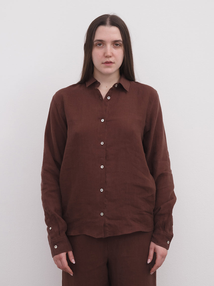 Stoa Shirt Ama Brown