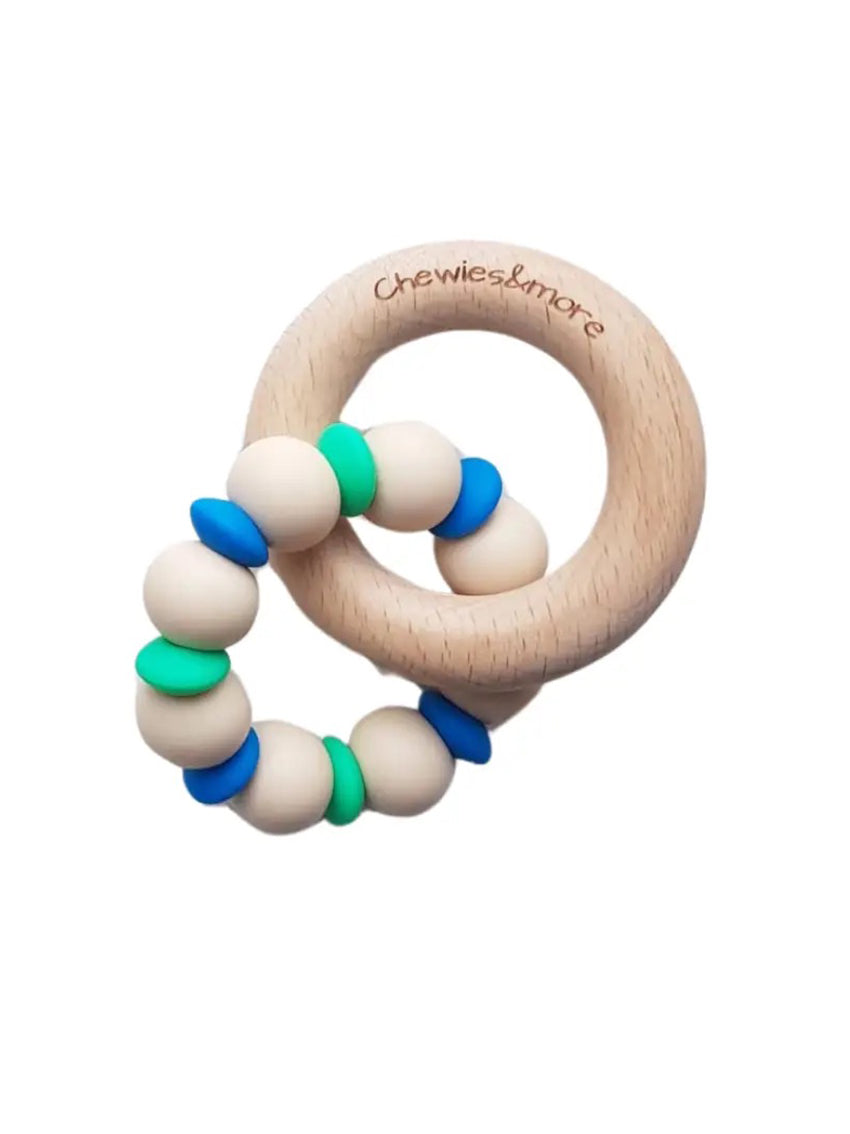 Color POP Lentil Rattle Blue/Green