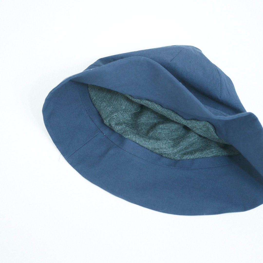 Kho Cotton Wool Hat Navy