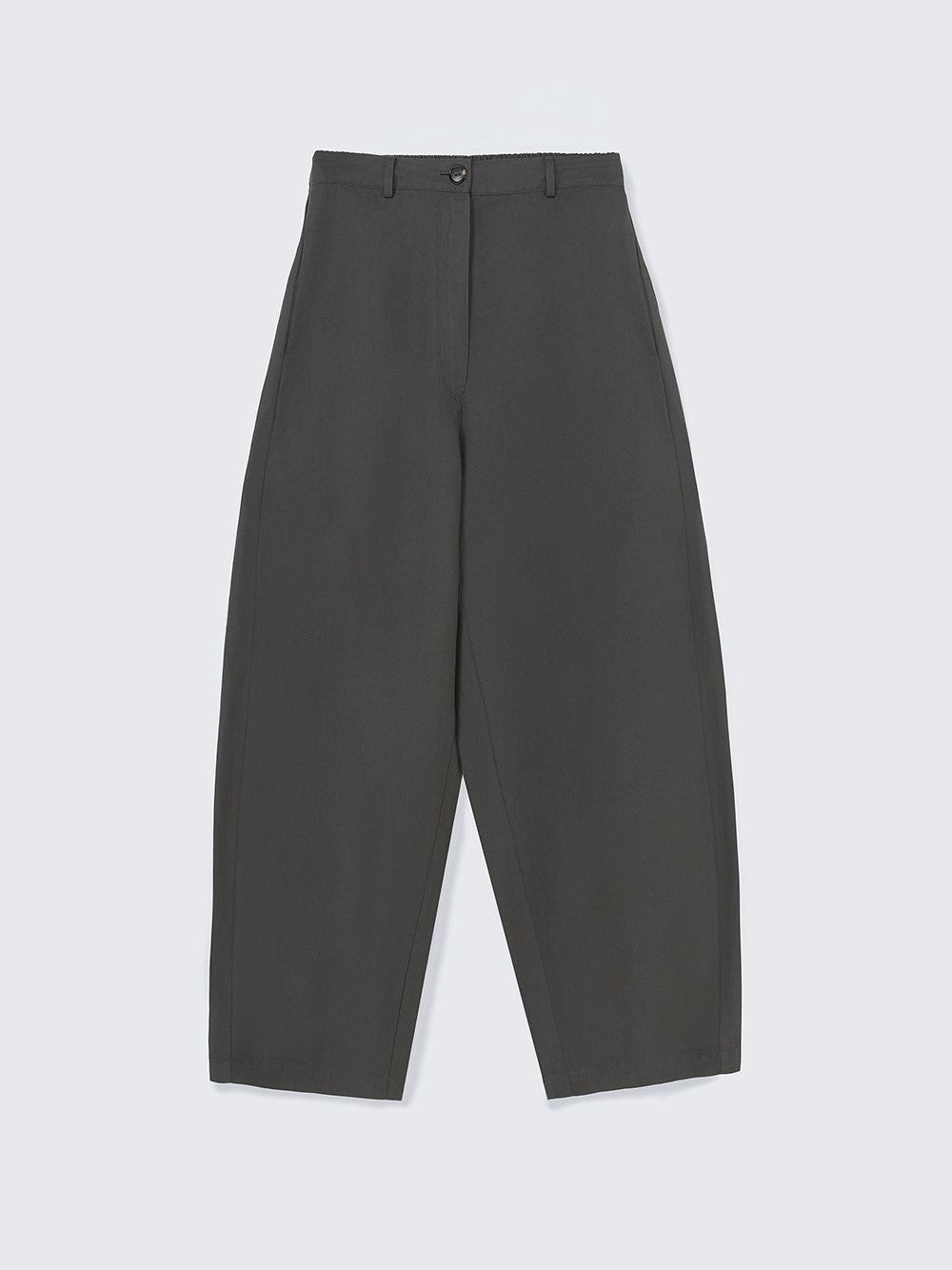 Cotton & Linen Curved Pants Graphite
