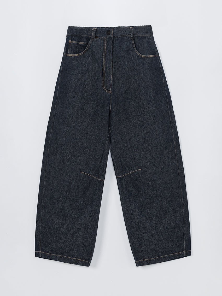 Curved Baggy Jeans