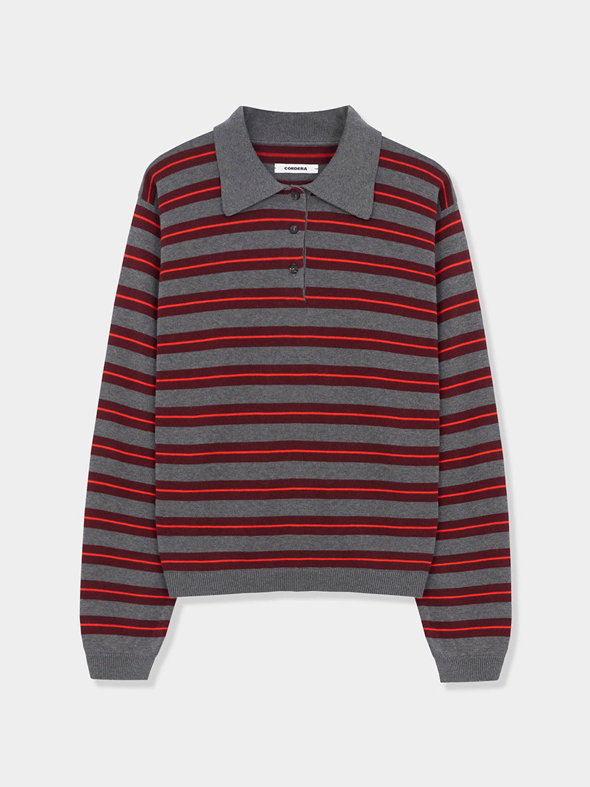 Organic Cotton Striped Polo