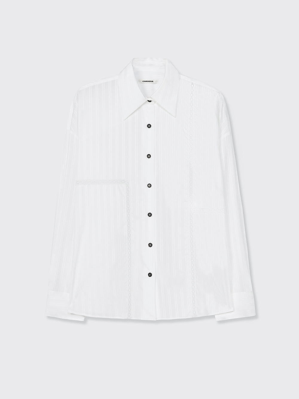 Oversize Lace Shirt White