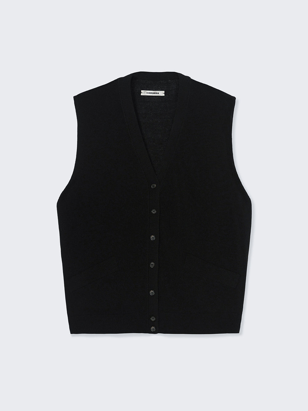 Oversize Waistcoat Black