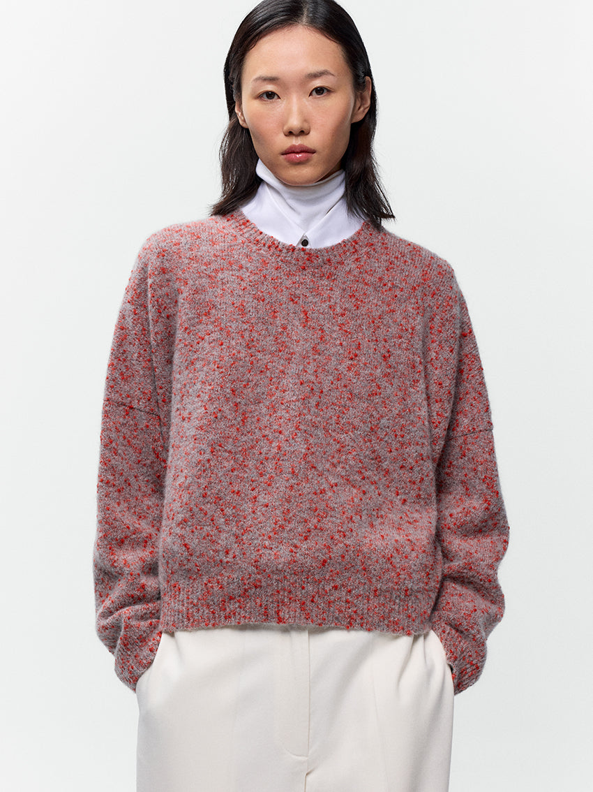 Speckled Crewneck Sweater Malva