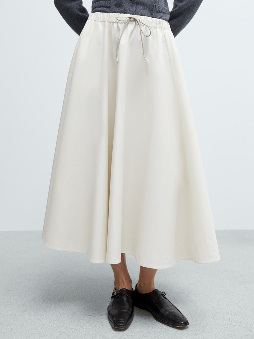 Technical Skirt White