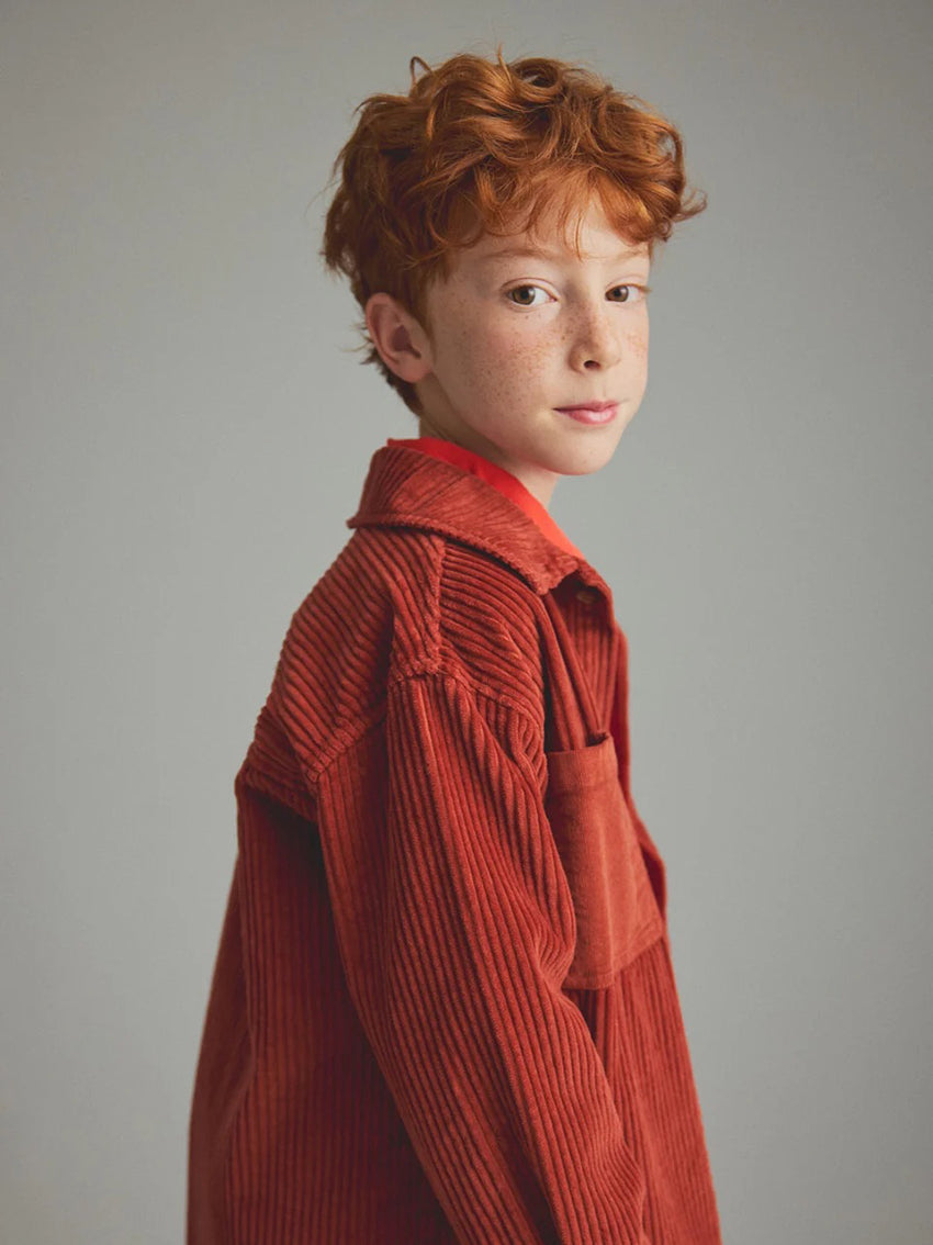Dakark Wide Wale Corduroy Overshirt Ginger