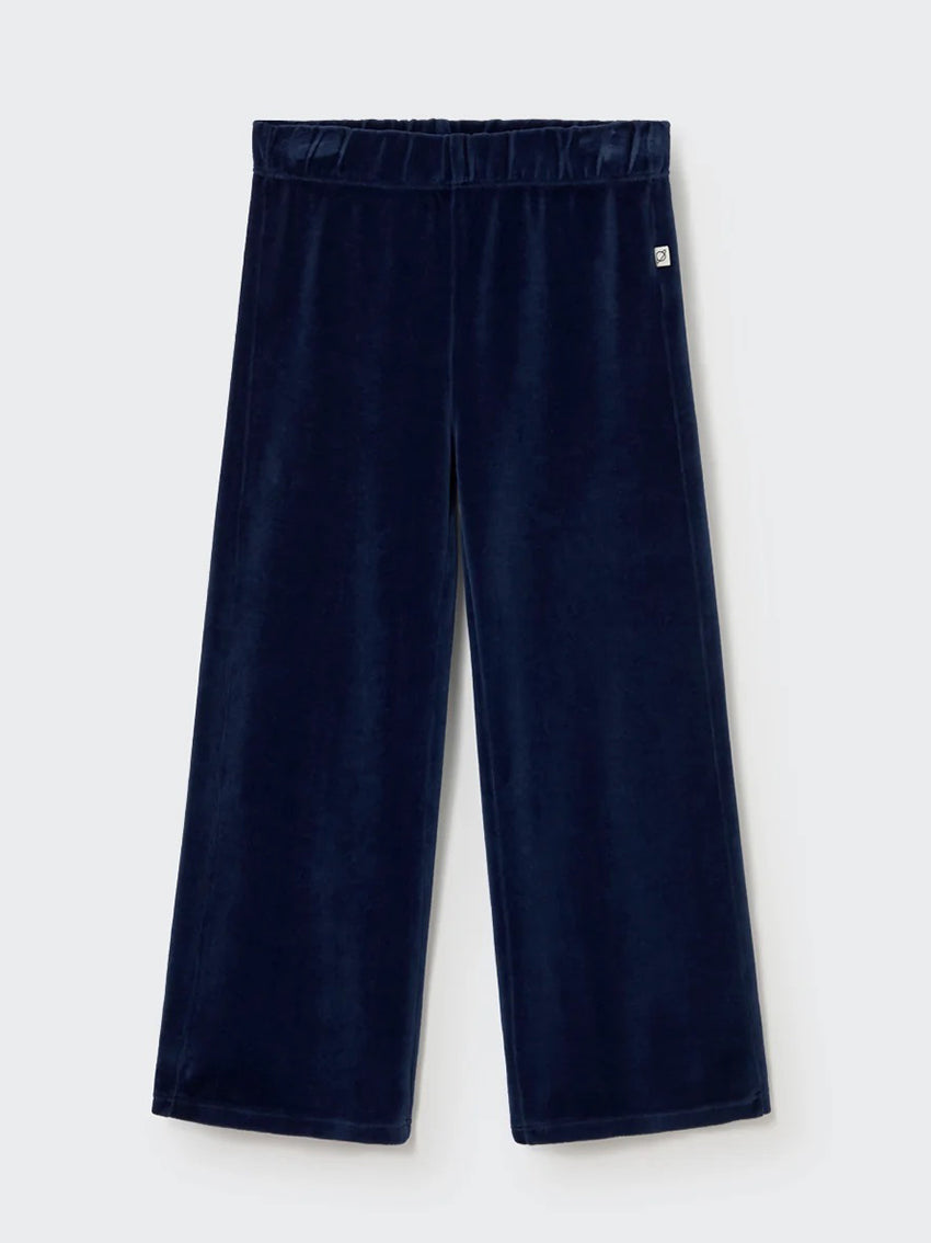 Goi Velour Pants Navy