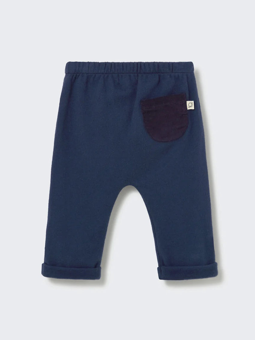 Zack Brushed Baby Pants Navy