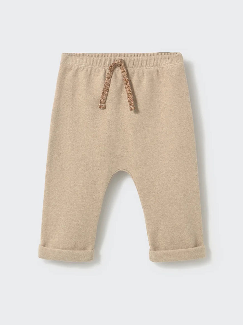 Zack Brushed Baby Pants Stone