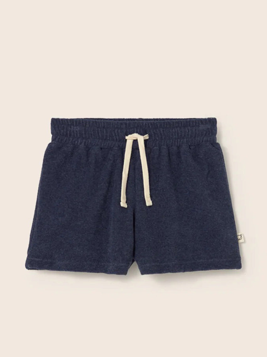 Root Terry Shorts Blue Melange